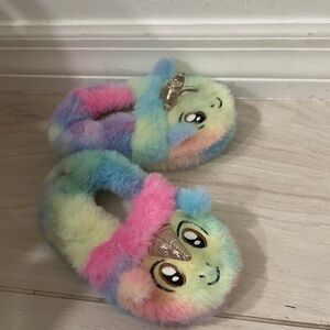 Rainbow Unicorn Kids Slippers